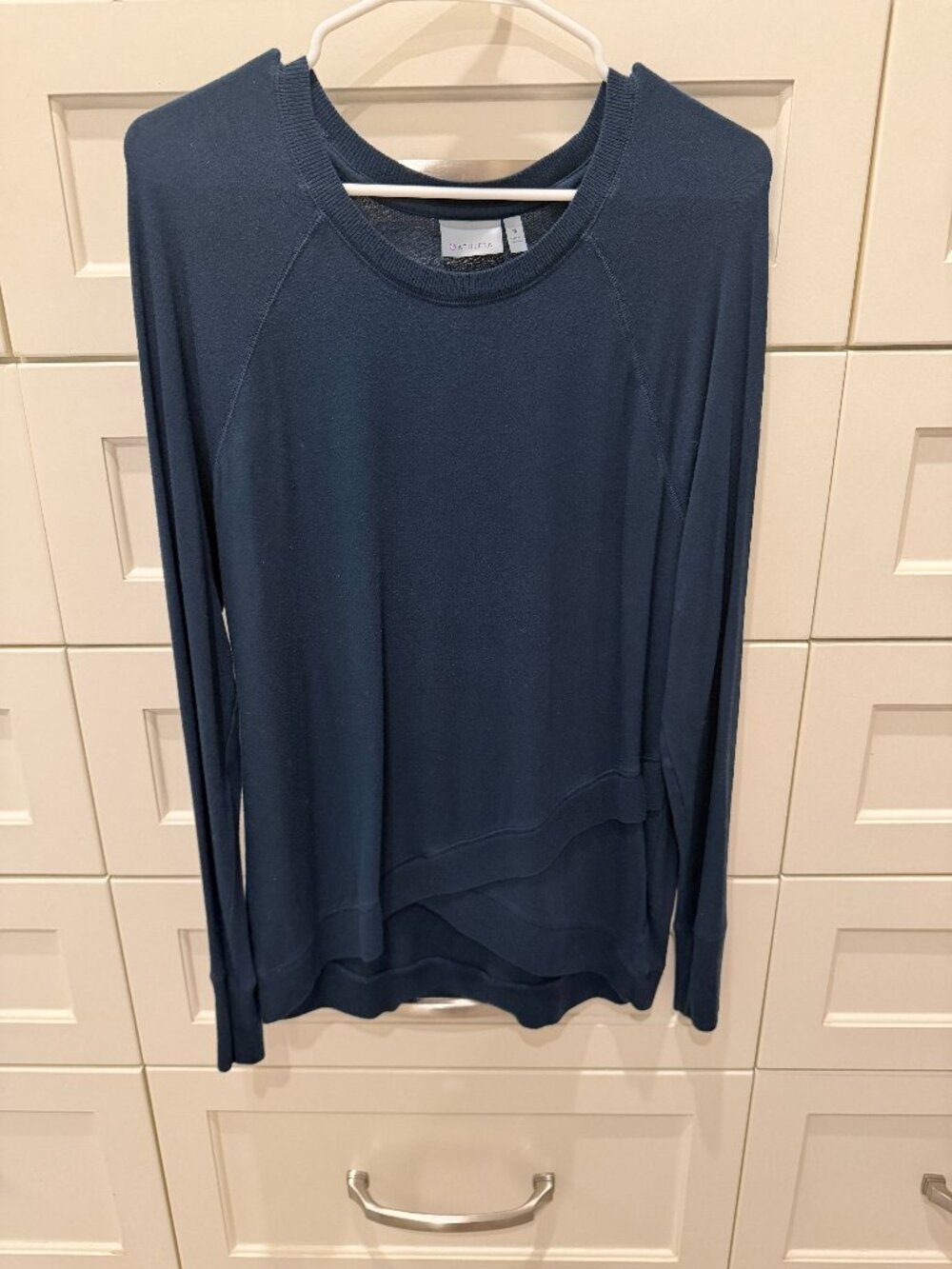 Athleta Black Criss Cross Sweatshirt Size M #489051